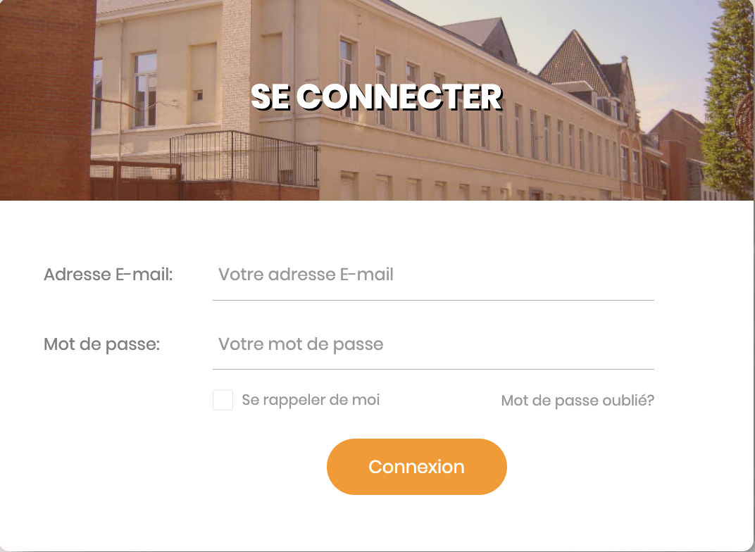 Formulaire de connexion